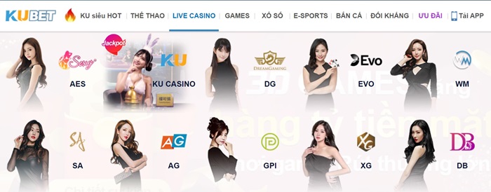 Cung cấp đa dạng về sản phẩm dịch vụ cá cược tại Ku casino